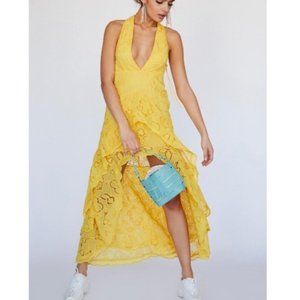 Yellow Free People Dress (size 10) NWT